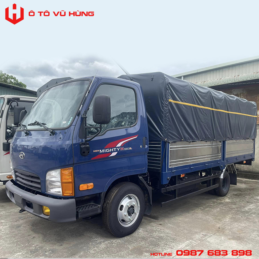 Xe Tải Hyundai New Mighty N250SL 2.4 Tấn Thùng Bạt